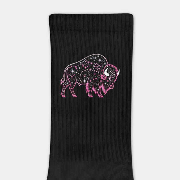 Buffalo Constellation Starry Night Animal Lovers Design by BirdsnStuff