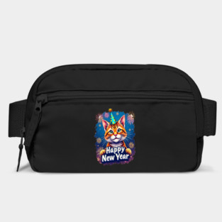 New Year's Cat Celebration Cat Owner Lovers Design Bag