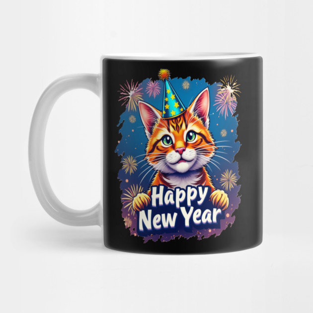 New Year's Cat Celebration Cat Owner Lovers Design by BirdsnStuff