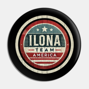 ilona team america t-shirt Pin