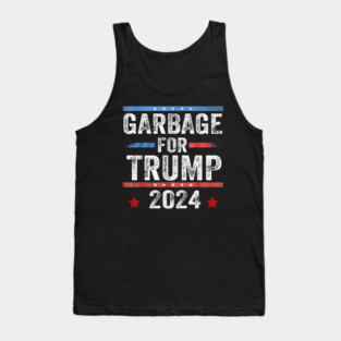 Garbage for Trump 2024  Tank Top