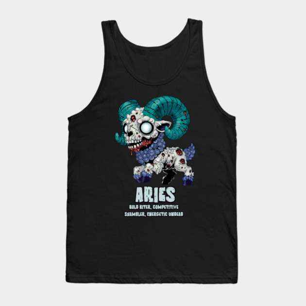 Aries Zombie Tank Top by H. R. Sinclair
