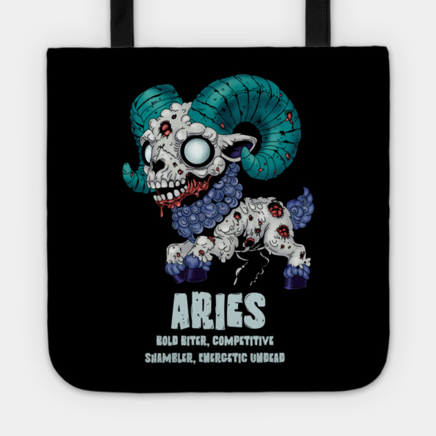 Aries Zombie Tote by H. R. Sinclair