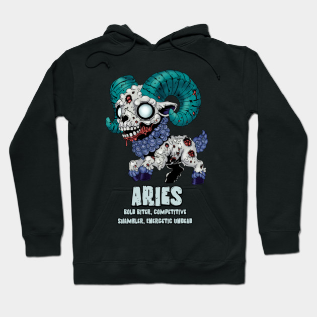Aries Zombie Hoodie by H. R. Sinclair