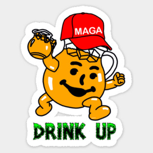 magaT Orange Kool-aid Cult - Front Magnet