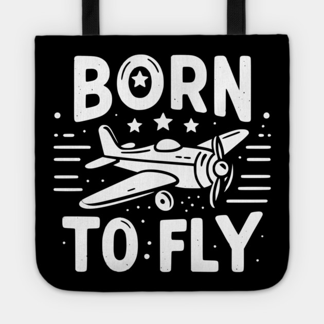 Born to Fly Tote by Frank Ring
