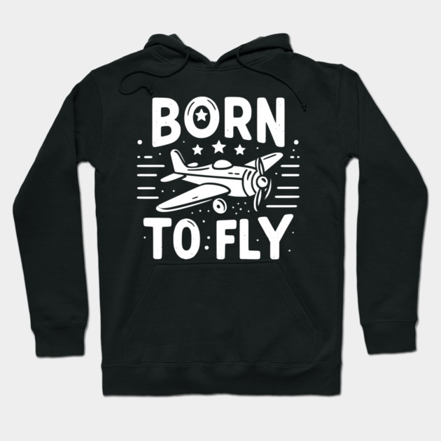 Born to Fly Hoodie by Frank Ring