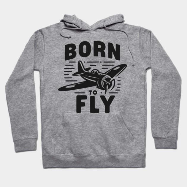 Born to Fly Hoodie by Frank Ring