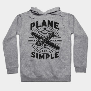 Plane and Simple Hoodie