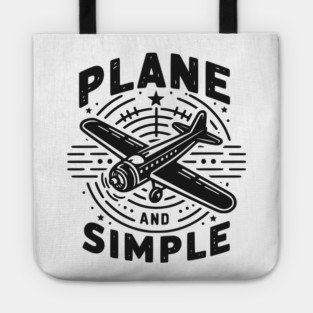 Plane and Simple Tote