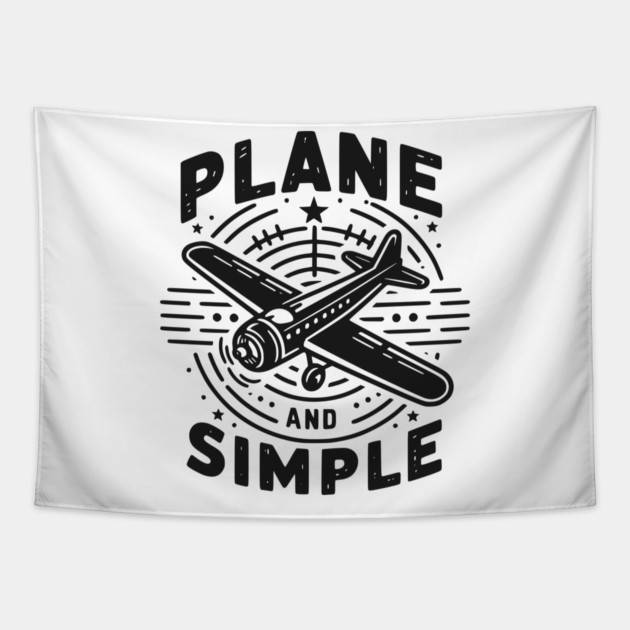 Plane and Simple Tapestry by Frank Ring