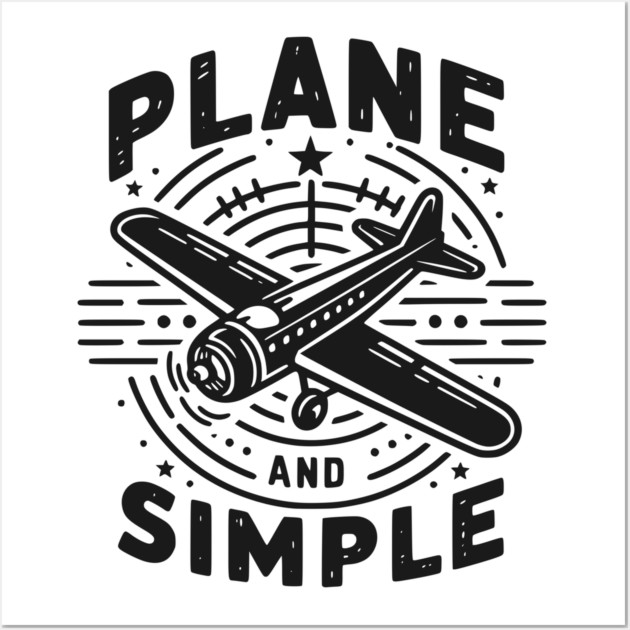 Plane and Simple Wall Art by Frank Ring