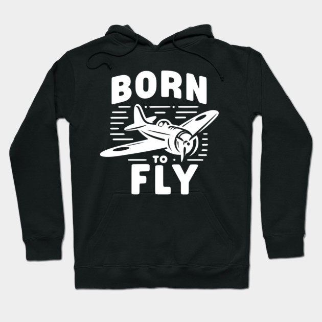Born to Fly Hoodie by Frank Ring