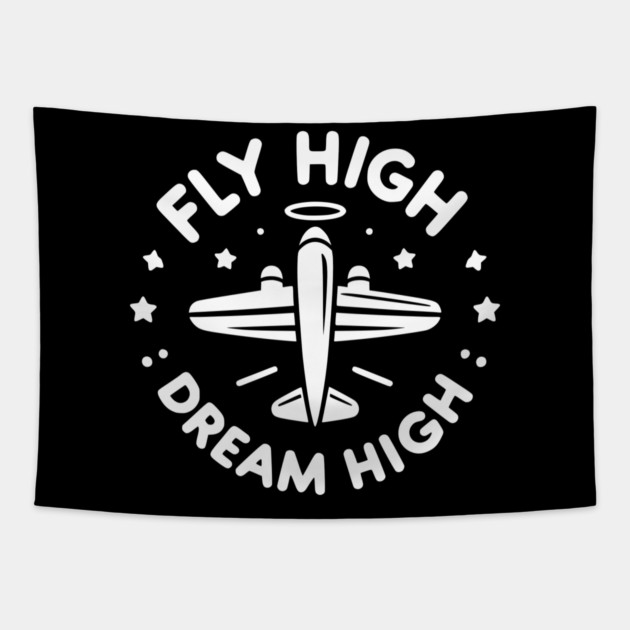 Fly High Dream High Tapestry by Frank Ring