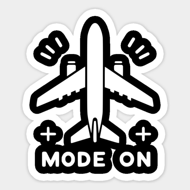 Airplane Mode On Magnet by Frank Ring