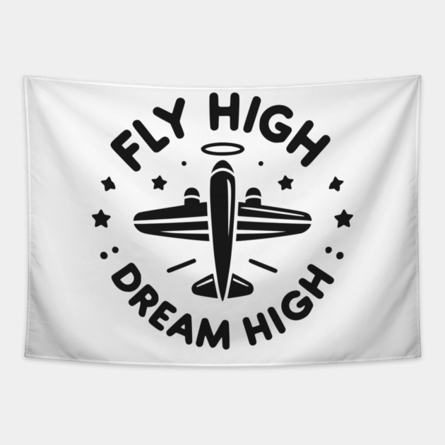 Fly High Dream High Tapestry by Frank Ring
