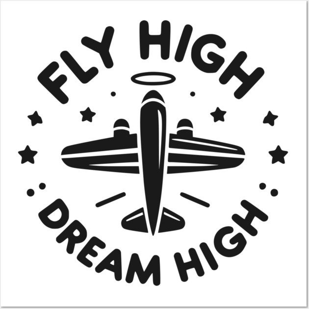 Fly High Dream High Wall Art by Frank Ring