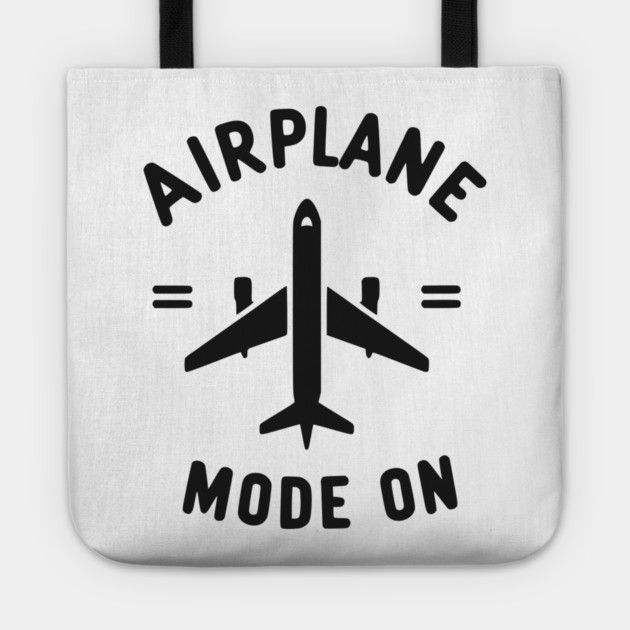 Airplane Mode On Tote by Frank Ring