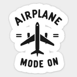 Airplane Mode On Sticker
