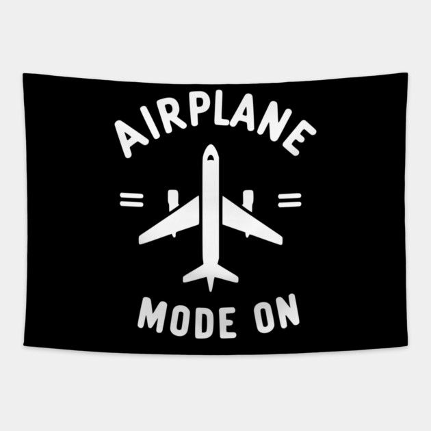 Airplane Mode On Tapestry by Frank Ring