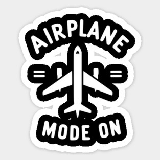Airplane Mode On Sticker