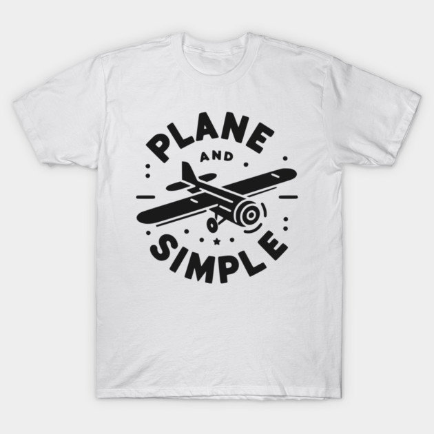 Plane and Simple T-Shirt by Frank Ring