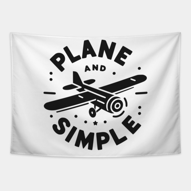 Plane and Simple Tapestry by Frank Ring