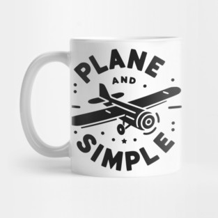 Plane and Simple Mug