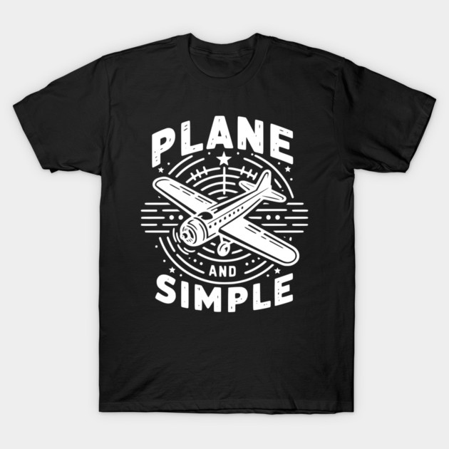 Plane and Simple T-Shirt by Frank Ring