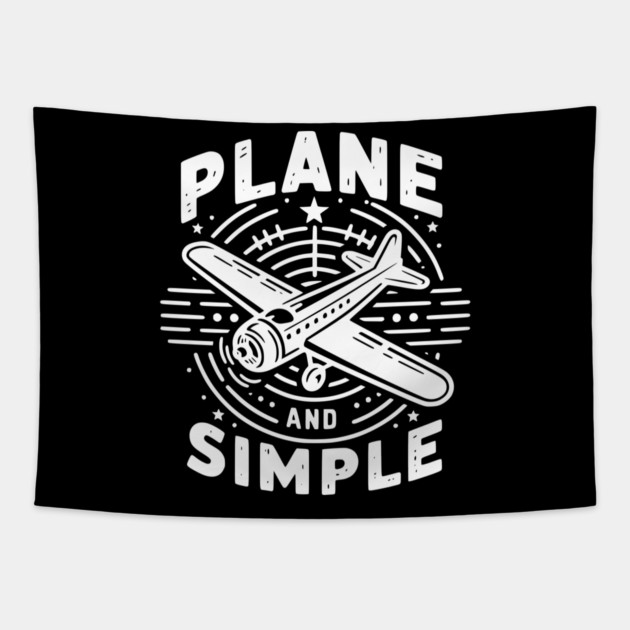 Plane and Simple Tapestry by Frank Ring
