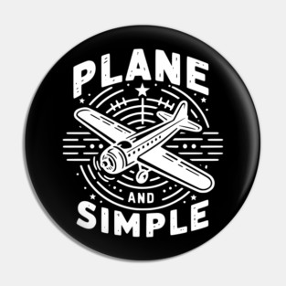 Plane and Simple Pin