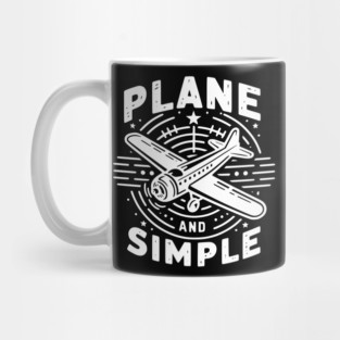 Plane and Simple Mug
