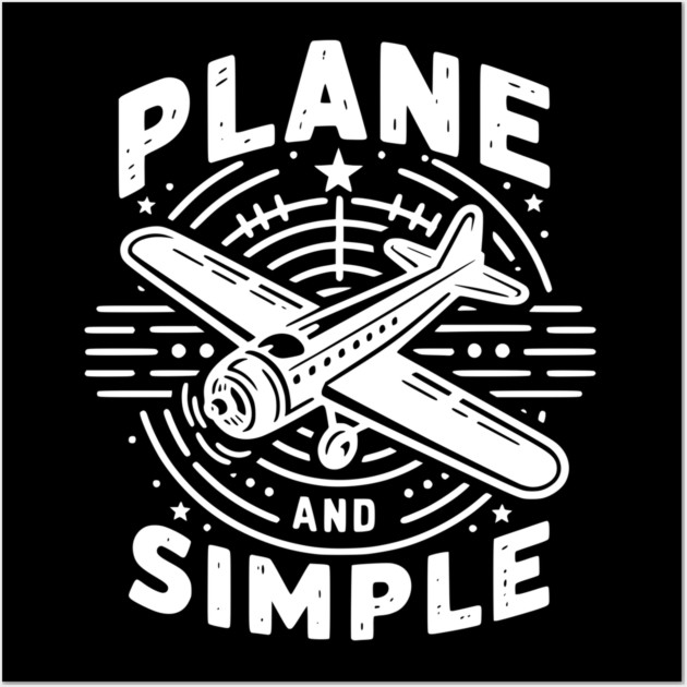 Plane and Simple Wall Art by Frank Ring
