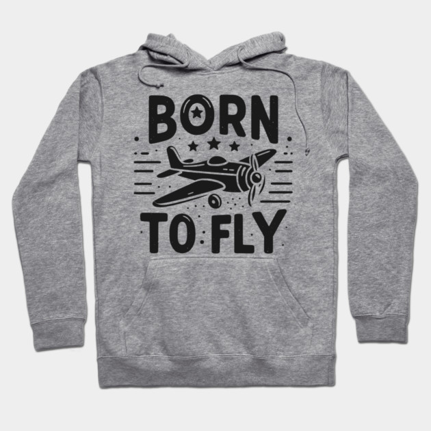 Born to Fly Hoodie by Frank Ring