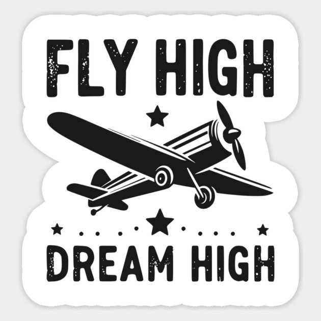 Fly High Dream High Sticker by Frank Ring