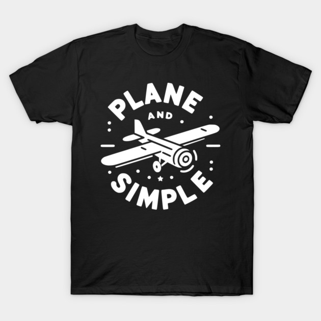 Plane and Simple T-Shirt by Frank Ring