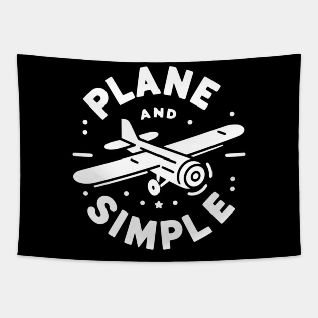 Plane and Simple Tapestry by Frank Ring