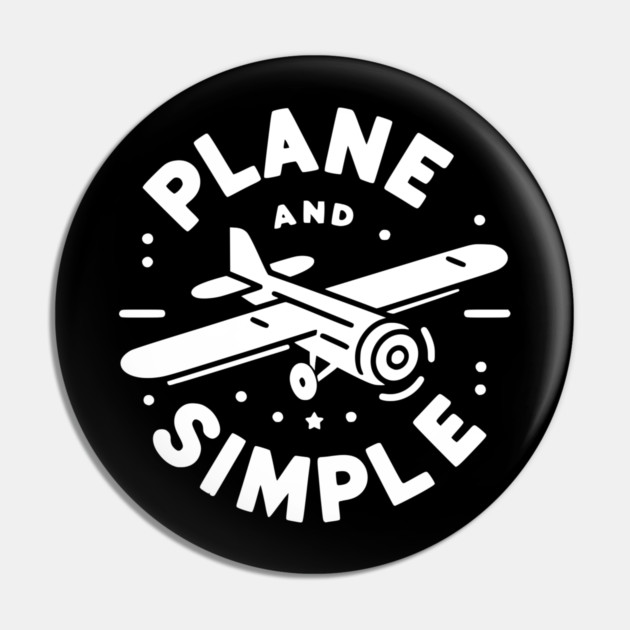 Plane and Simple Pin by Frank Ring