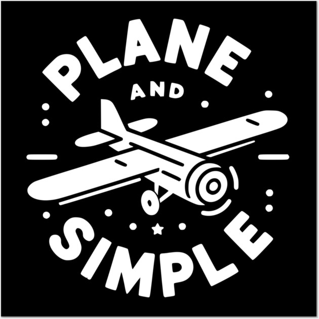 Plane and Simple Wall Art by Frank Ring