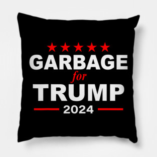 Garbage-for-Trump-2024 Pillow