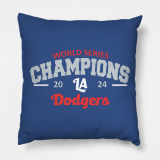 Dodgers 2024 Champions Pillow