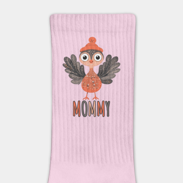 Cute Thanksgiving Mother Turkey with Hat - Boho Style by TuncGK