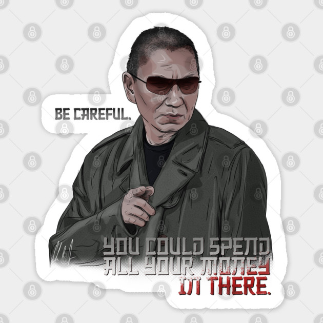 Hostel: Be Careful Sticker by 51Deesigns