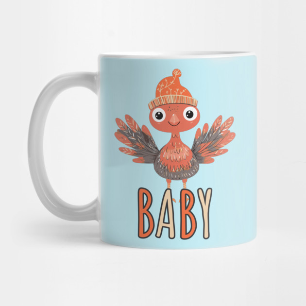 Cute Thanksgiving Baby Turkey with Beanie - Boho Style by TuncGK