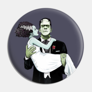 Frankenstein Honeymoon Pin