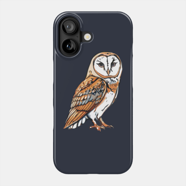Barn Owl Phone Case by DonWillisJrArt
