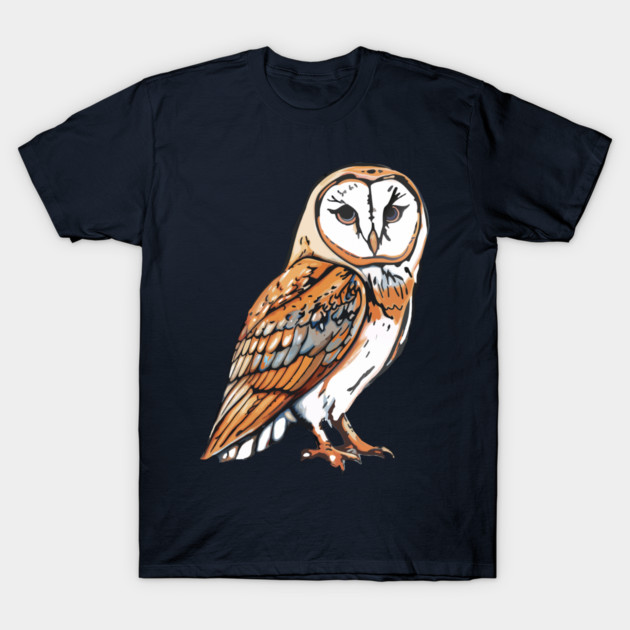 Barn Owl T-Shirt by DonWillisJrArt