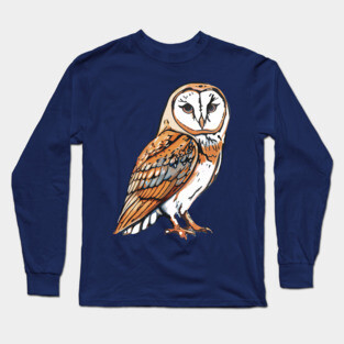 Barn Owl Long Sleeve T-Shirt