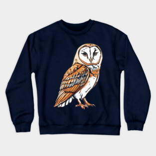 Barn Owl Crewneck Sweatshirt