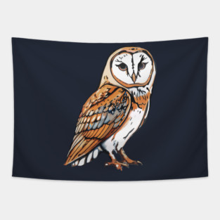 Barn Owl Tapestry